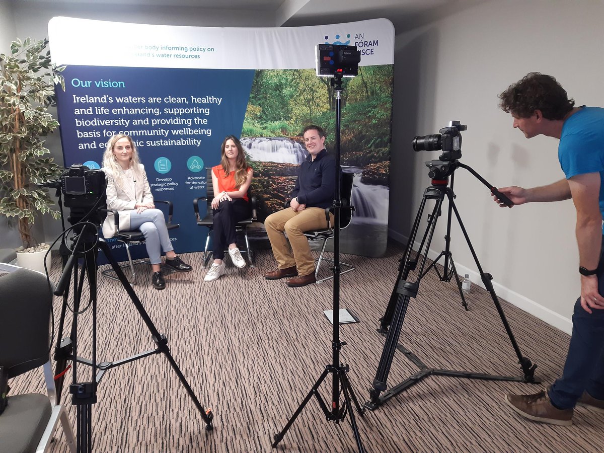 Recording our podcast for #ScienceWeek on Climate and Water with @palaeo_mich, @fiachraol and @triona_mcgrath available from 13th November. #ScienceWeek @scienceirel @ICARUS_Maynooth @nfgws @SarahECotterill @suelinnane @swanireland @CorkEnvForum