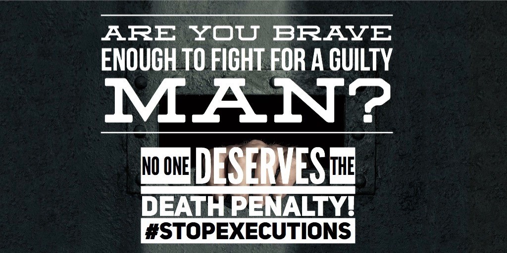 KarineOmry's tweet photo. As an anti DP activist I am used to argue with pro DP folks. But when I have to argue with people who are supposed to be by my side, who are not supposed to pick and choose who they advocate for, I am shocked! Yes, I am brave enough to fight for a guilty man! #EndTheDeathPenalty https://t.co/4JeYiiRMJt