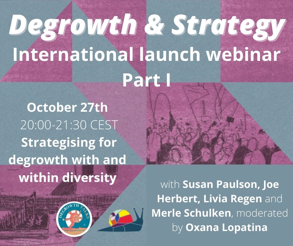 ‼️Tonight is the first part of our international book launch event. Don’t forget to tune in to the webinar at 20:00 CET ‼️

#degrowthandstrategy2022  #socialecologicaltransformation   
#degrowthvienna   
#degrowth

⬇️
youtube.com/watch?v=NGAB3W…