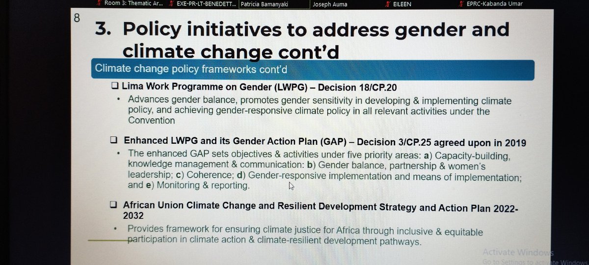 IccasaA's tweet photo. Patricia Bamanyaki of @CGIARAfrica says there is need to lay emphasize on implementation of #gender & #climatechange policies since there are initiatives in place. #GenderSciencePolicy for #ClimateSmartAgriculture
@AfDB_Group @_AfricanUnion @FaithGikunda @MaryNyasimi @KenyaCsaMsp https://t.co/nzFJhpuZEY