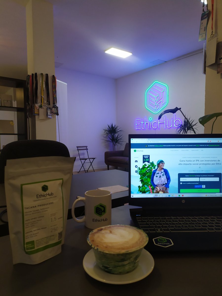 joan_drb's tweet photo. Gm people!!! 

Os he hablado ya de @EthicHub? 

💰Renta fija crypto (CRYPTO y FIAT) con impacto social🌱

😱Te preguntas cómo es eso posible? 

Muy simple, conectamos personas👨‍🌾 ese 40% de la población mundial desbancarizada, con inversores👨‍💼. 

Bienvenidos al nuevo mundo!🌎 https://t.co/q43hWzacpg