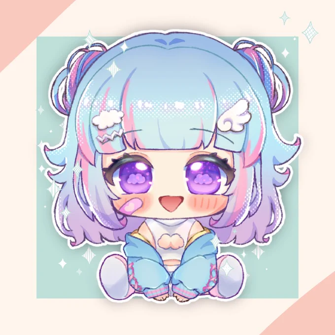 描きます企画で白雲ふわりちゃん()描かせて頂きました#ふわりうむっ 