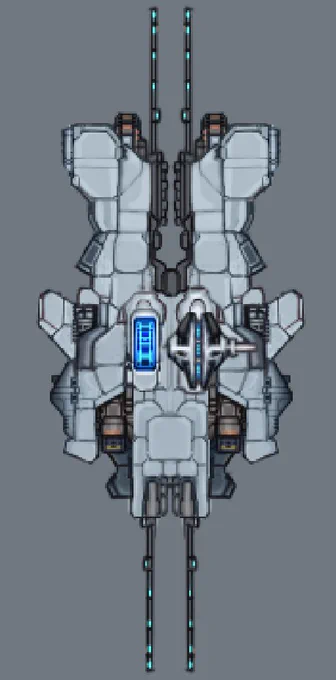 Playing with some assets from  so I decided to try out and made a funni ship.Funni ship with active camouflaging system.Size comparison as well with other UAF ships 