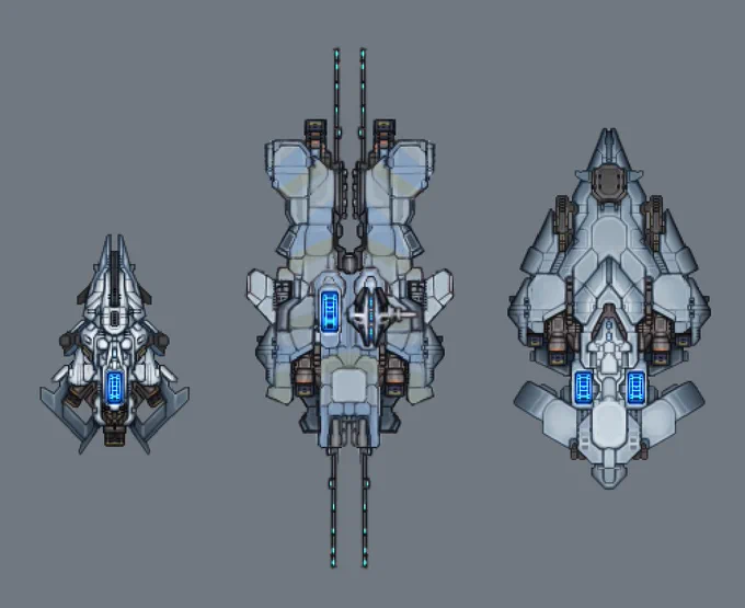 Playing with some assets from  so I decided to try out and made a funni ship.Funni ship with active camouflaging system.Size comparison as well with other UAF ships 