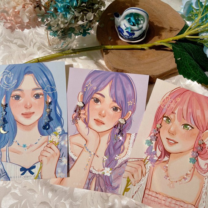 「crescent earrings」 illustration images(Latest｜RT&Fav:50)｜2pages