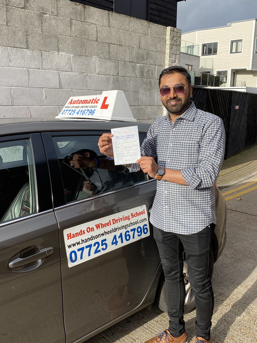 Congratulation to Pratik Who passed his Driving Test in Bromley Driving Test Centre. 
Thanks for Choosing Hands on Wheel Driving School.
Contact us Via 
 📞 07725416796
Instagram 🔗 handsonwheelschool
🌐 handsonwheeldrivingschool.com  #driving #cryatalpalace #drivinglessons