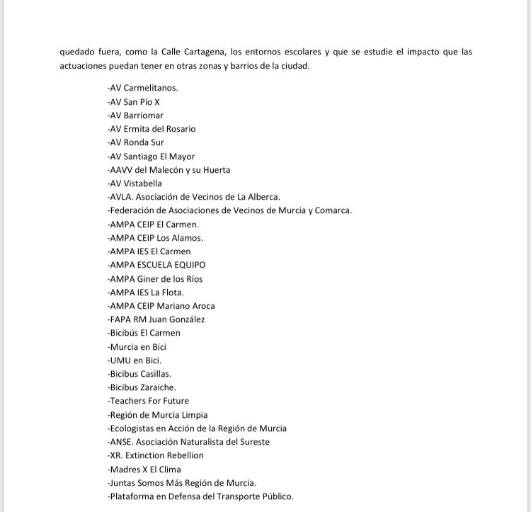 Ecoproyecta's tweet photo. Más de 30 asociaciones de Murcia apoyamos la movilidad sostenible y la transformación del barrio del Carmen. Es una representación importante de la sociedad y creemos que, aunque se puede mejorar, el proyecto va en la buena línea. Abrimos hilo 🧵 https://t.co/oCtBnUVuoP