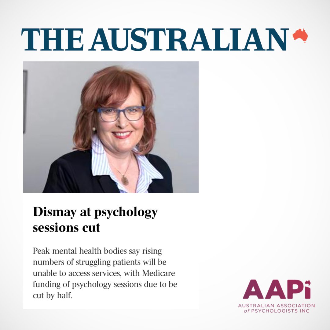 APsychologists's tweet photo. AAPi was featured in @australian today, addressing the inadequate commitment to mental healthcare in the federal budget announced this week. Read the full article: https://t.co/QOr2wX7ZHn https://t.co/YLcQeHr7Zw