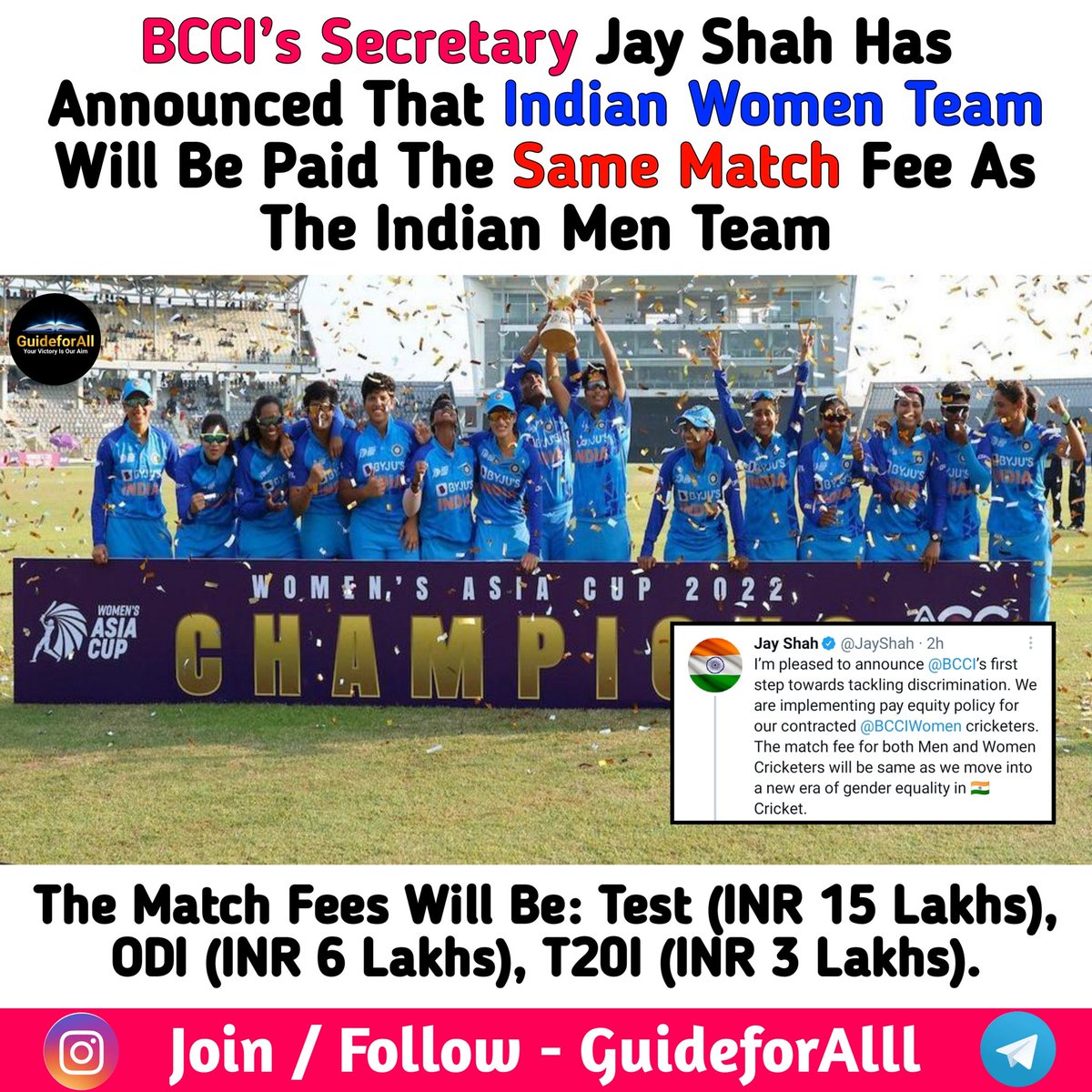 General Knowledge for UPSC on Twitter "The BCCIWomen cricketers will