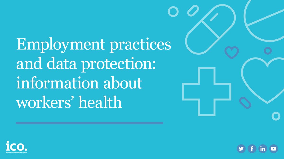 ICOnews's tweet photo. 💼 NEW: We’ve launched the second of our employment guidance consultations. This time, we’re looking at how employers use information about the health of their workers.

💭 Have some thoughts about this? Let us know: https://t.co/sNciAIL7QO https://t.co/RSsF0nkuTI