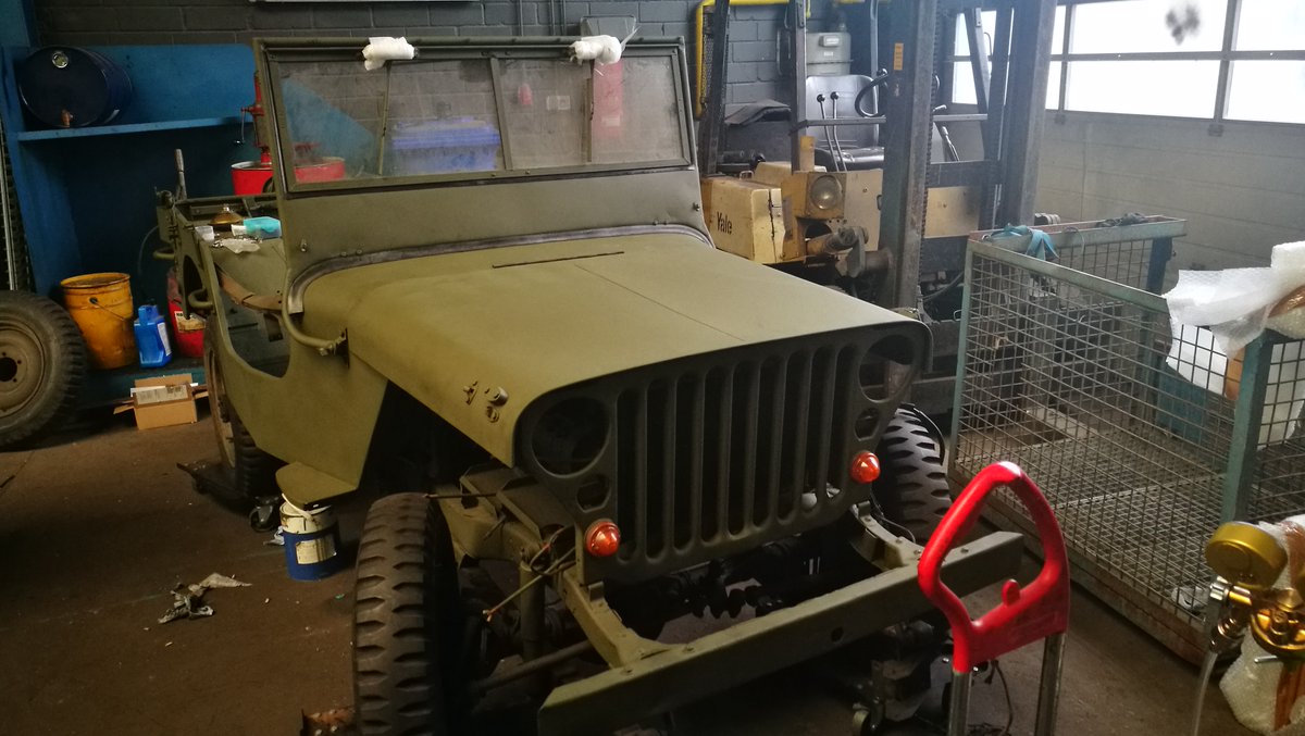 LEMA_Garage's tweet photo. Es nimmt Formen an... 😊😁

#jeep #hotchkiss #restauration #oldtimer #kfz #kfzwerkstatt #karosserie #karosseriebau #engelskirchen #lemagarage #werkstatt https://t.co/MzMiernCpT