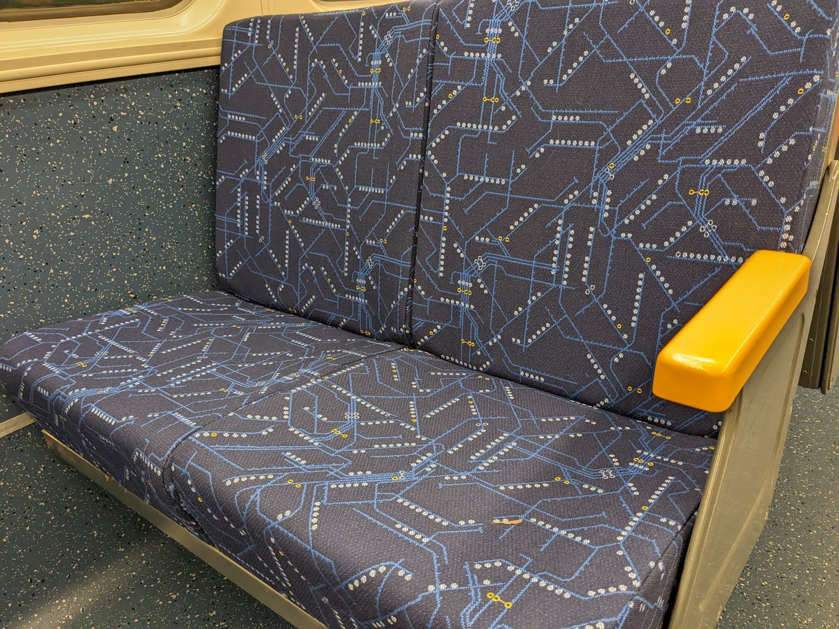 Really dig the new pattern on these seats <a href="/QueenslandRail/">Queensland Rail</a>