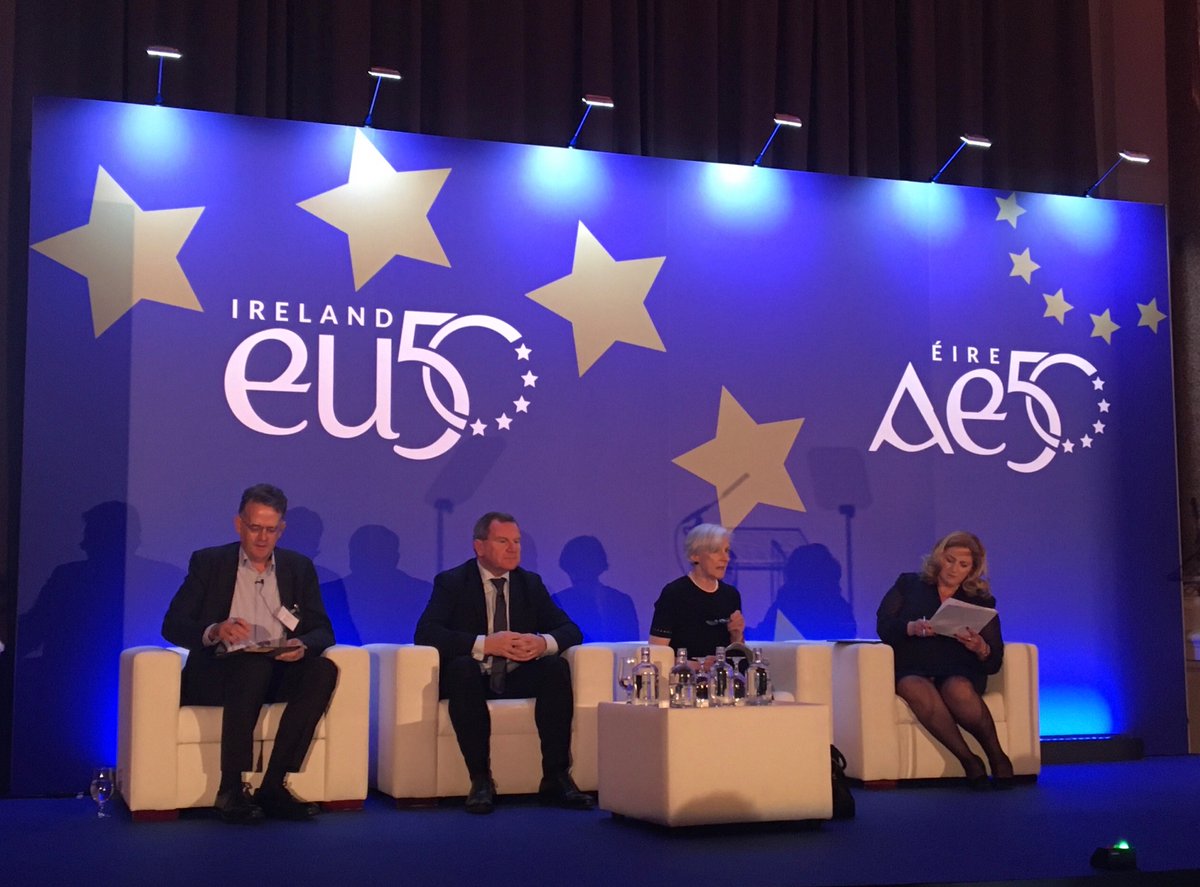 The 🇪🇺 single market has been a key enabler of Ireland’s social &amp; economic transformation in recent decades - a consistent message from the opening sessions of today’s conference on Ireland and the Single Market.

The conference is part of the #IrelandEU50 programme.