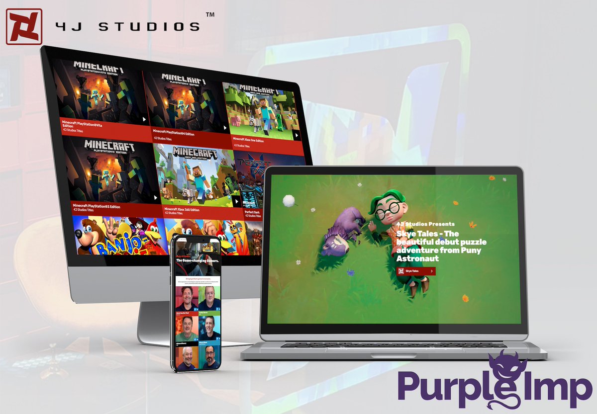 In collaboration with our friends at <a href="/elastic/">Elastic</a> we are proud to bring you the new <a href="/4JStudios/">4J Studios</a> website. 

4JStudios have moved into publishing with the first title being the amazing <a href="/SkyeTalesGame/">Skye Tales | OUT NOW 🌈</a> from <a href="/PunyAstronaut/">Puny Astronaut</a> 

Check out the new website here 4jstudios.com