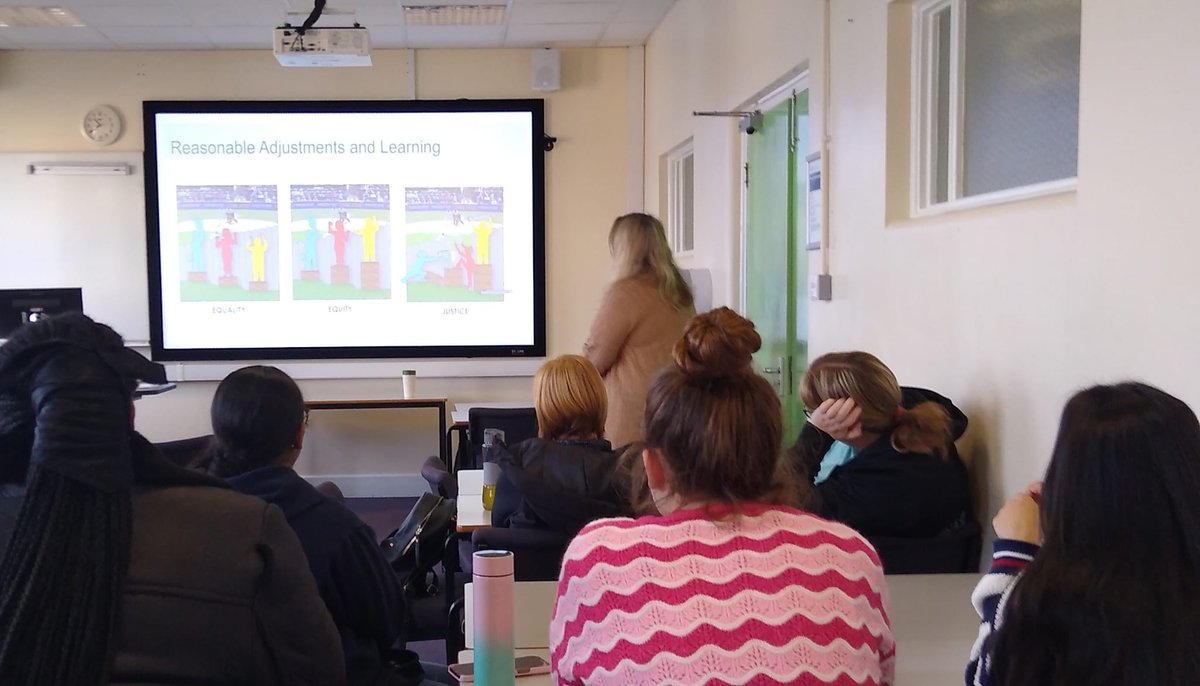 UoCSocialWork's tweet photo. Today is the Equality, Diversity and Inclusion Conference at @CumbriaUni. This workshop is with Caroline Briggs exploring the reality of hidden disability in higher education #uocedi2022 https://t.co/vFNyPJGnOt