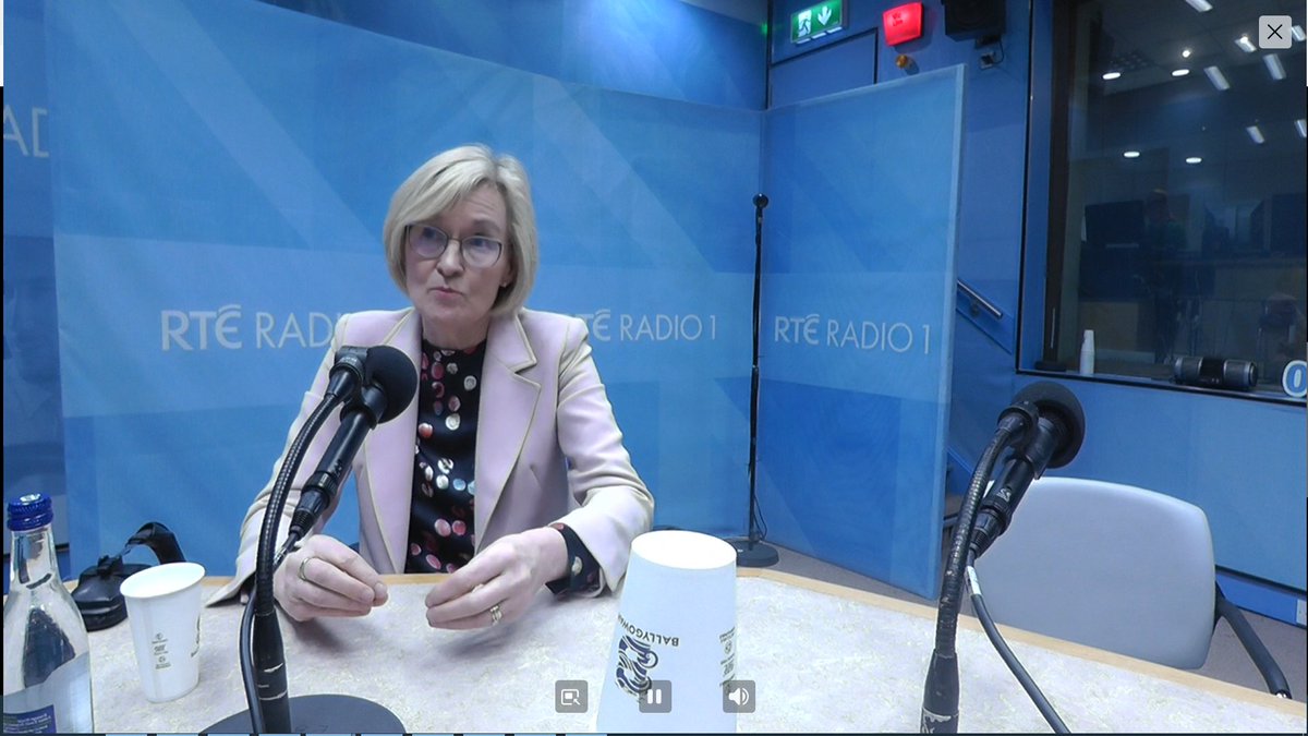 Speaking on @TodaywithClaire <a href="/McGuinnessEU/">Mairead McGuinness</a> explains the importance of the EU to Ireland #IrelandEU50 the current situation on energy #RepowerEU and refugees from #Ukraine After COVID, our financial system is 'robust', she says.