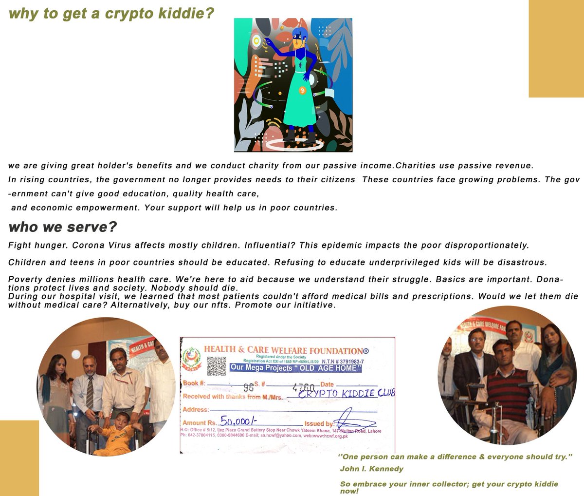 Good Morning

Check the awesome artist <a href="/cryptokiddie0/">CRYPTO KIDDIE CLUB | Buy 1 Get 1 Free🤩</a> 👇🌟

CRYPTO KIDDIE CLUB is the #collection to facilitate the poor and Orphans. Let's all have a look at it😍

Link 😊👇
opensea.io/collection/cry…

0.005 WETH

#NFT #NFTcommunity