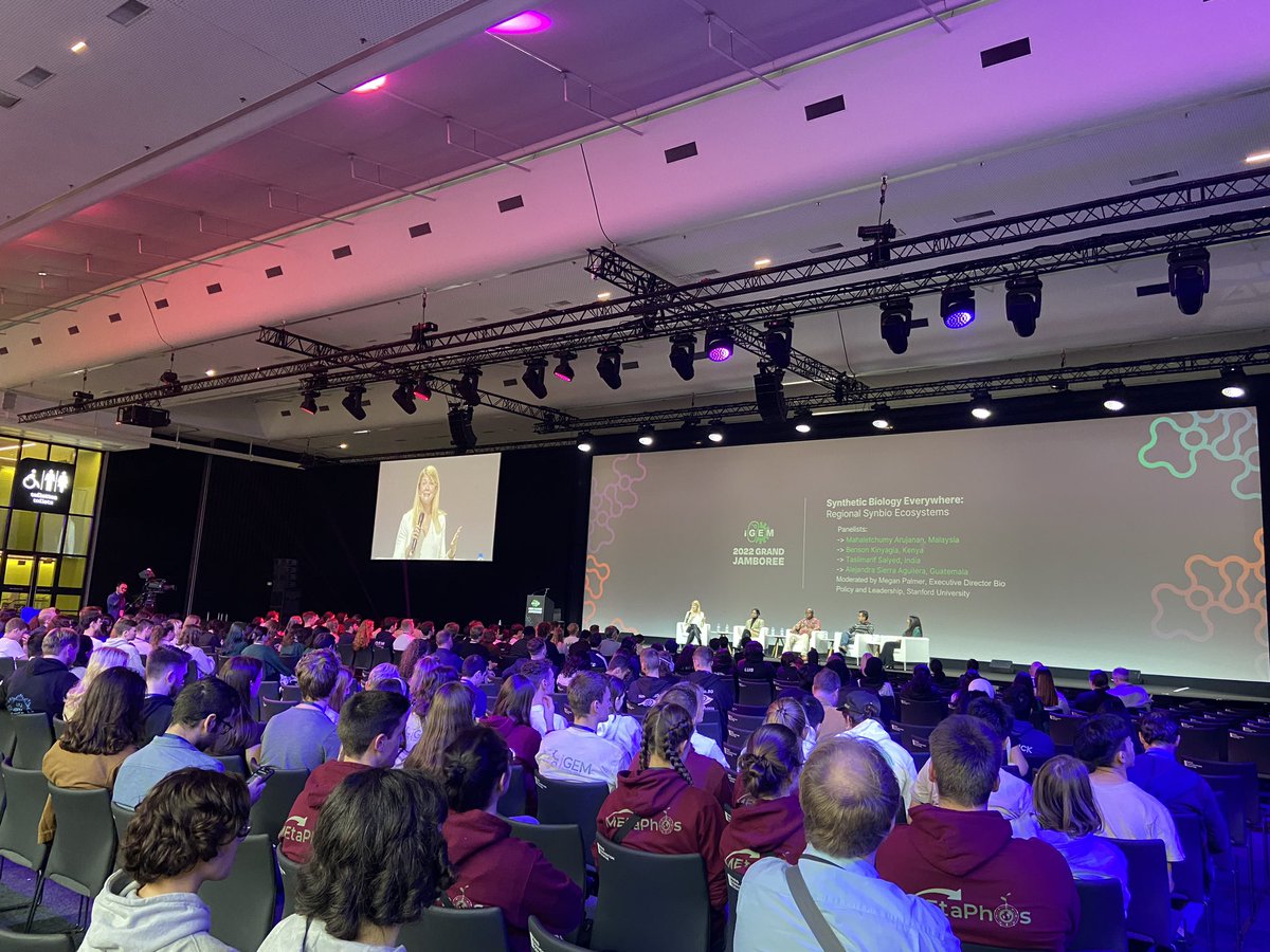iGEMCommunity's tweet photo. “If we want to develop this technology to help all people on the planet, we need to involve everyone” https://t.co/HHrTGzLTZk