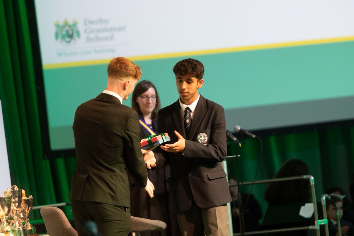 DerbyGrammar's tweet photo. #ThrowbackThursday to our Speech Evening in September! It was a fantastic evening full of cheer, celebration, awards and live music. Well done to everyone for your deserved prizes! 

#DerbySuccess #DerbyLearning https://t.co/hsiP0HrmNb