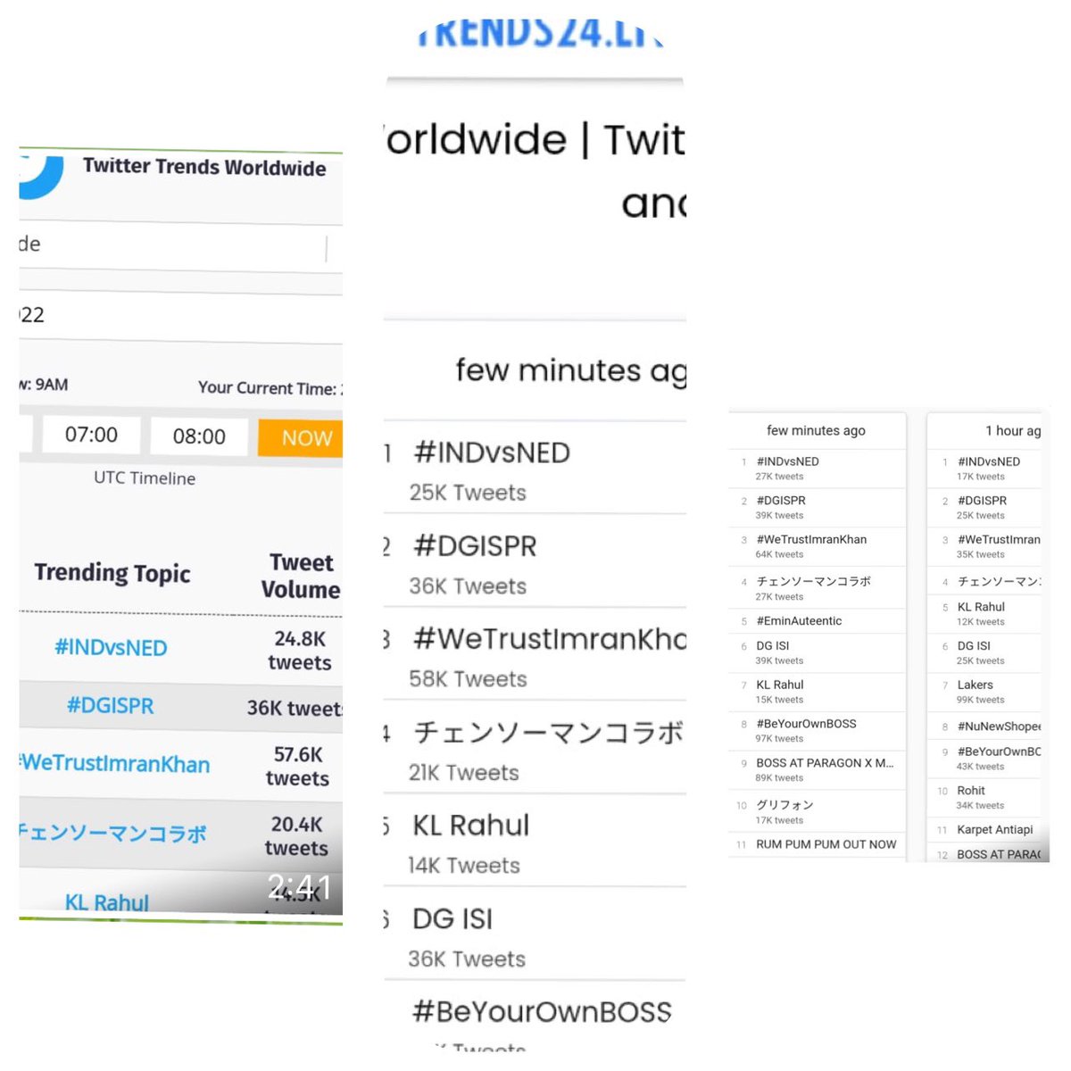 AajKamranKhan's tweet photo. DGISI and @OfficialDGISPR trending top on Twitter space Globally! Events in Pakistan holding the world spellbound An extraordinary presser.Meanwhile in Islamabad 10s thousands gather for Arshad Sharif funeral.Imran Khan ready to offer his response to presser. Lot to come https://t.co/tNPxr0Bss2