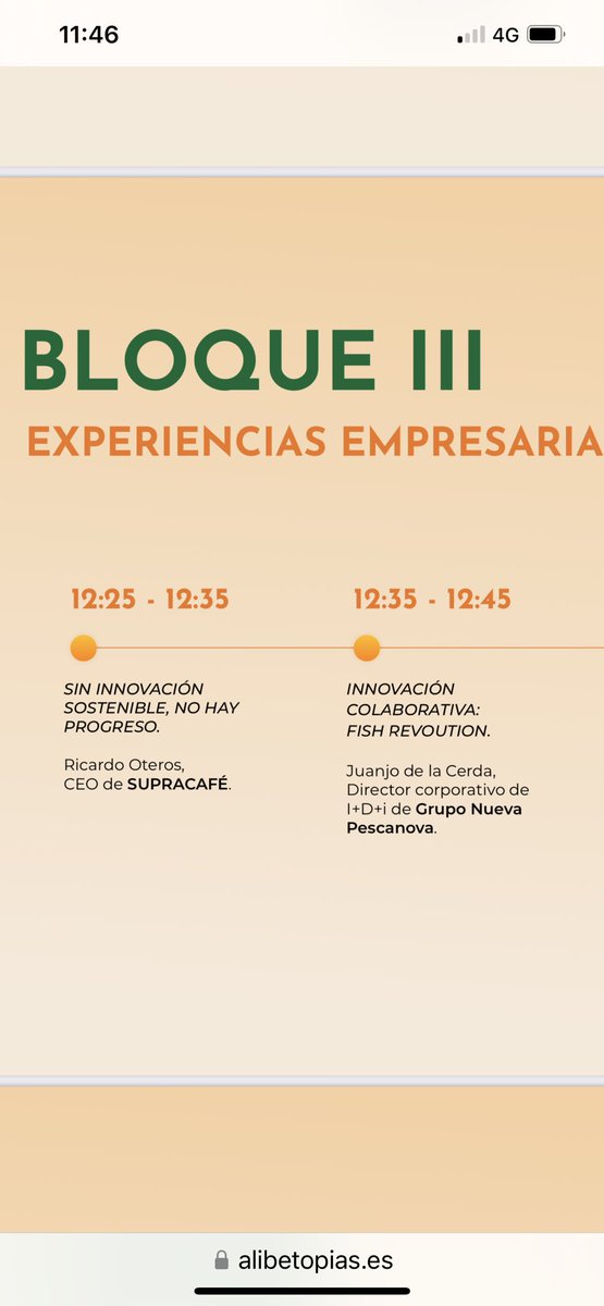 Hoy participamos en ALIBETOPIAS de <a href="/esFIAB/">FIAB</a> que este año se centra en nuevos entornos tecnológicos. Compartiremos los avances de <a href="/supracafeesp/">SUPRACAFÉ</a> en innovación en Colombia bajo el lema “Sin INNOVACION SOSTENIBLE no hay PROGRESO”.