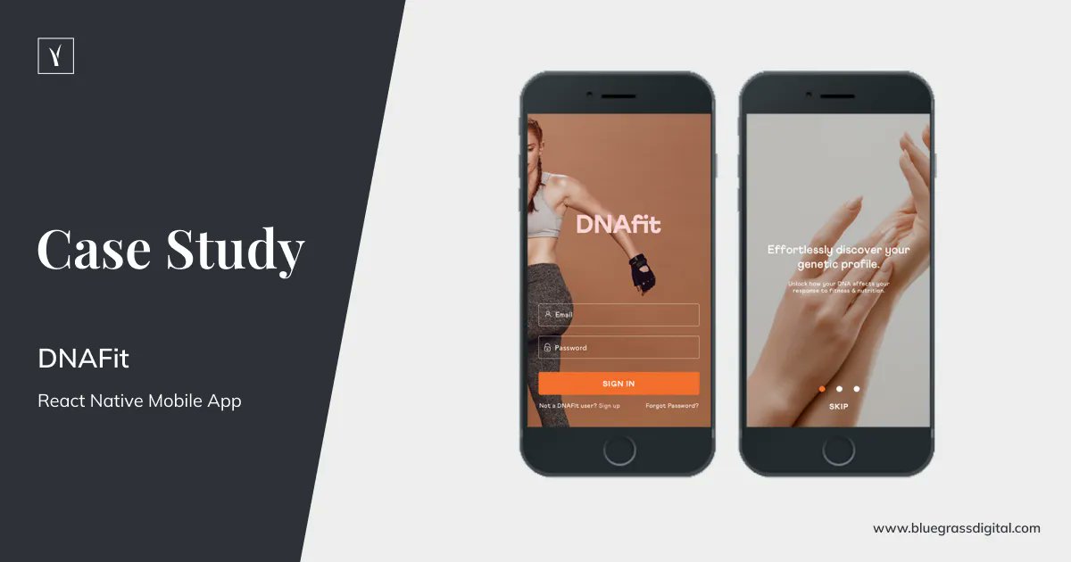 Bluegrassgroup's tweet image. Global wellness genetics company DNAFit required a new mobile app to help clients optimize their health. 

To read more about this project click on the link below:

buff.ly/3D4IjIc 

#reactnativeapp #mobileapp #mobileappdevleopement #fitnessapp #bluegrass #techcompany