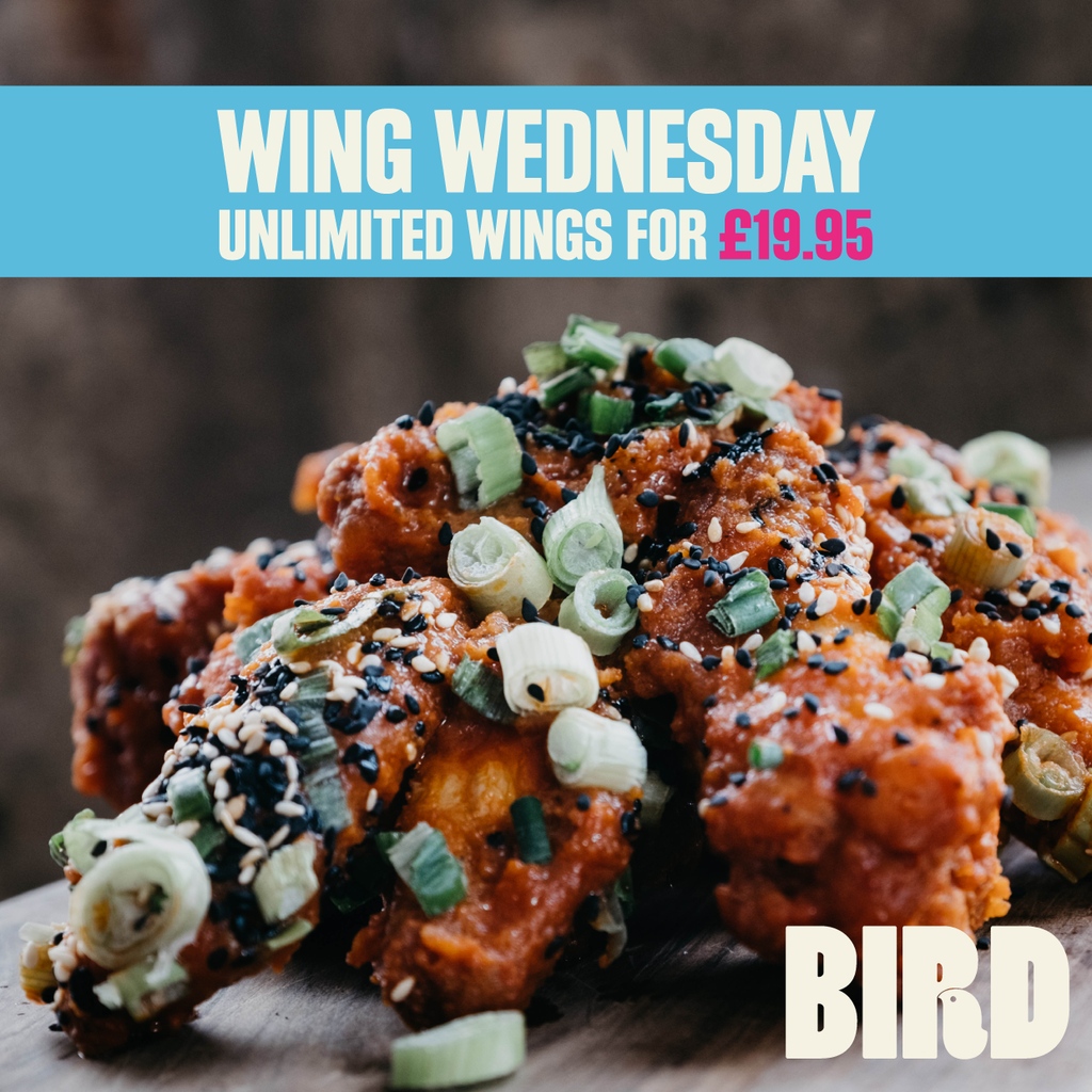 Want to go crazy with chicken? How many wings can you eat in one go?

Every Wednesday we offer unlimited wings for just £19.95 per person.

#WingWednesday #ChickenWings #ChickenWingsLover #ChickenLover #LondonRestaurants #Islington #Camden #HempsteadValley #Portsmouth