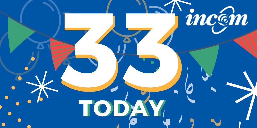 🎉 #HAPPYBIRTHDAY TO US 🎈

We've b3️⃣3️⃣n delivering award-winning solutions to our customers for over three decades! 🏆

Since 1989, #Incom 🌐 has become the UK’s ultimate communications partner ow.ly/Ecbw50LlweE