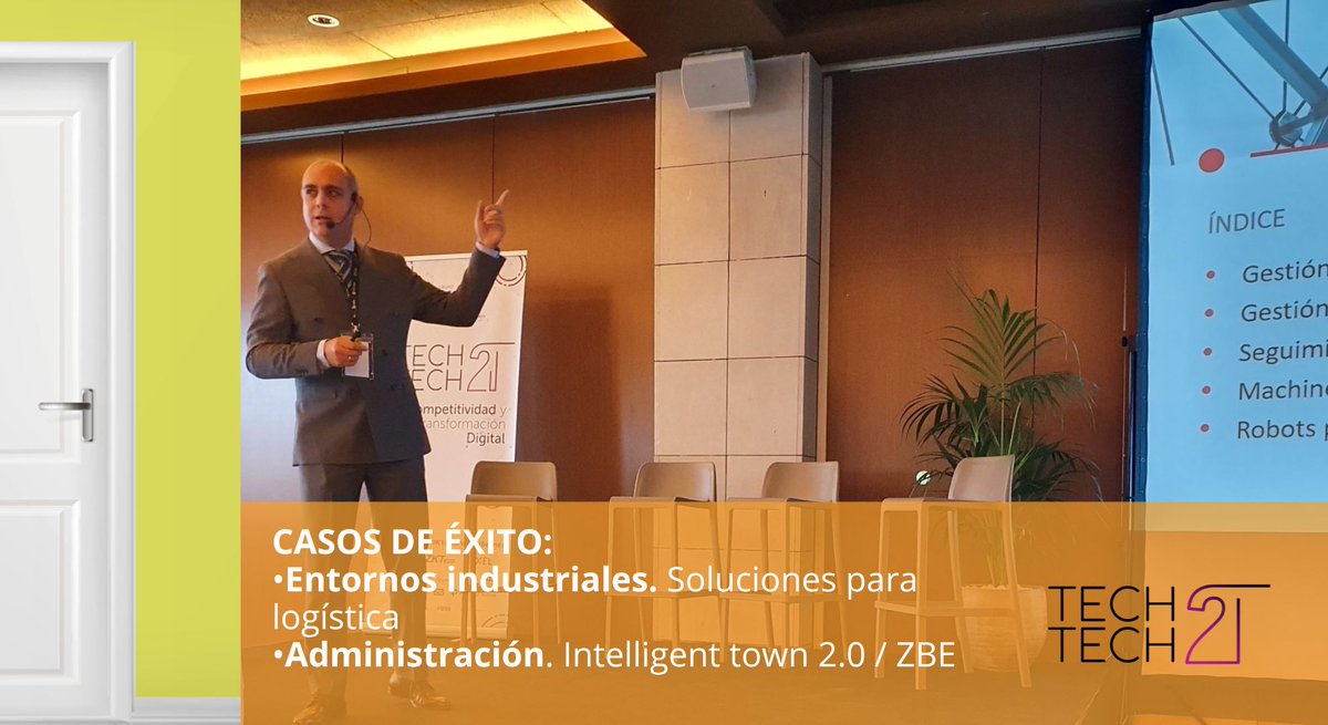 [Tech2Tech]

🟨 𝗦𝗔𝗟𝗔 𝗔𝗠𝗔𝗥𝗜𝗟𝗟𝗔 🏭

Jose Antonio Torralba de <a href="/HikvisionIberia/">Hikvision Iberia</a>  nos muestra dos interesantes casos de éxito: 
• Soluciones para logística
• Intelligent town 2.0 / ZBE

#Tech2Tech22
tech2tech.es