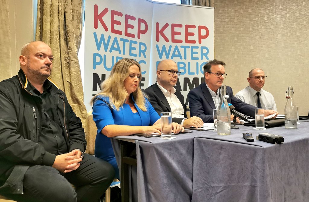 Today we launch our campaign calling for a referendum on the public ownership of water services. We are calling on government to #NameTheDate Let's keep water public!