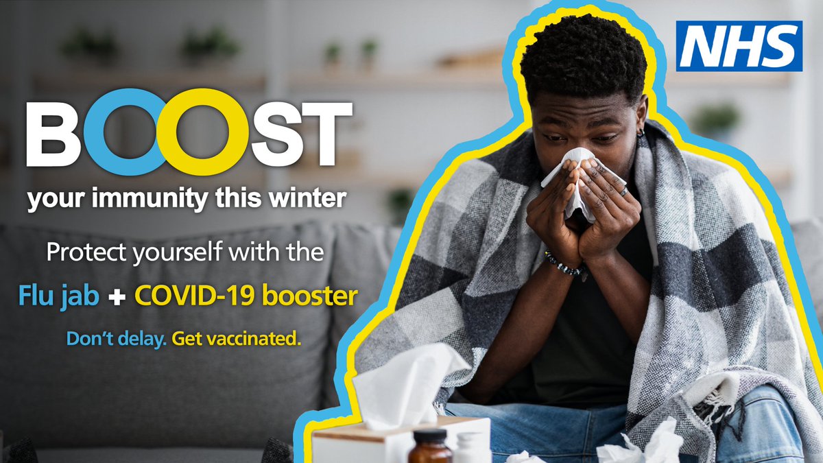 There are two essential vaccines that you may need this winter – a flu vaccine and a Covid-19 booster. Vaccines are the best way to protect yourself, friends and family from these dangerous viruses. Find out if you’re eligible at orlo.uk/8vsFr and book now!