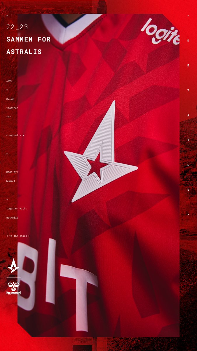 New @Astralisgg jersey is red for the first time in team history and it MEANS BUSINESS. 😤😤