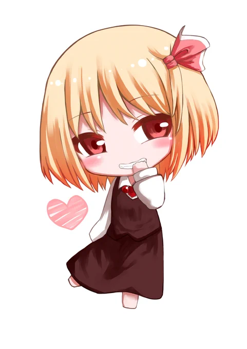 こっそりルーミアちゃんのアクキーもあったので少数ですが頒布していますもし気に入ったら頼んでみてね!ルーミアアクリルキーホルダー | まっしろけBOOTH  #booth_pm 