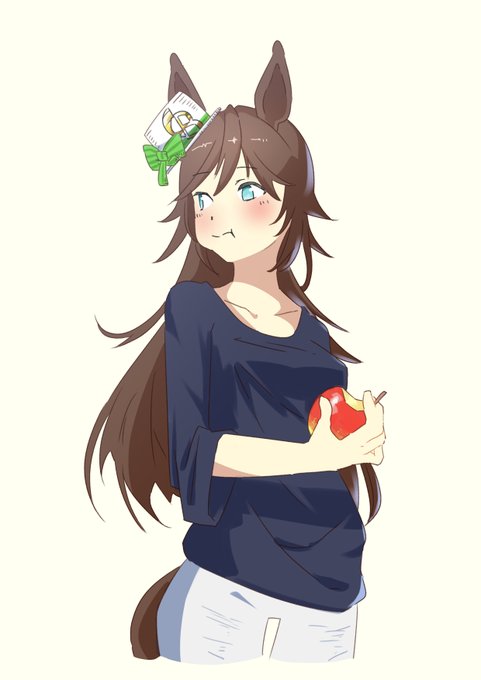 りんごもぐもぐするCB 