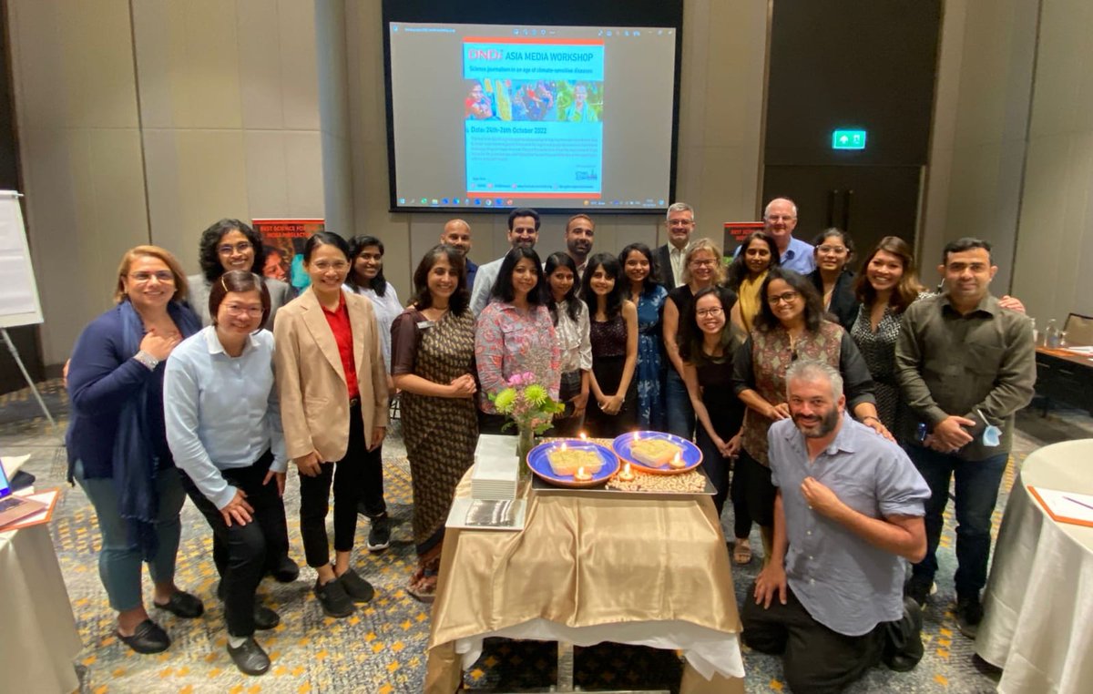 drskavita's tweet photo. Heartwarming to see a true demonstration of a south-south collaboration of scientific minds and journalists from India, Bangladesh, Srilanka, Nepal, and Malaysia at @DNDi Asian Media Workshop this week which was organized alongside @ictmm2020 in Bangkok. 
#NTDs #Dengue #ICTMM2020 https://t.co/US2QeY2kjk