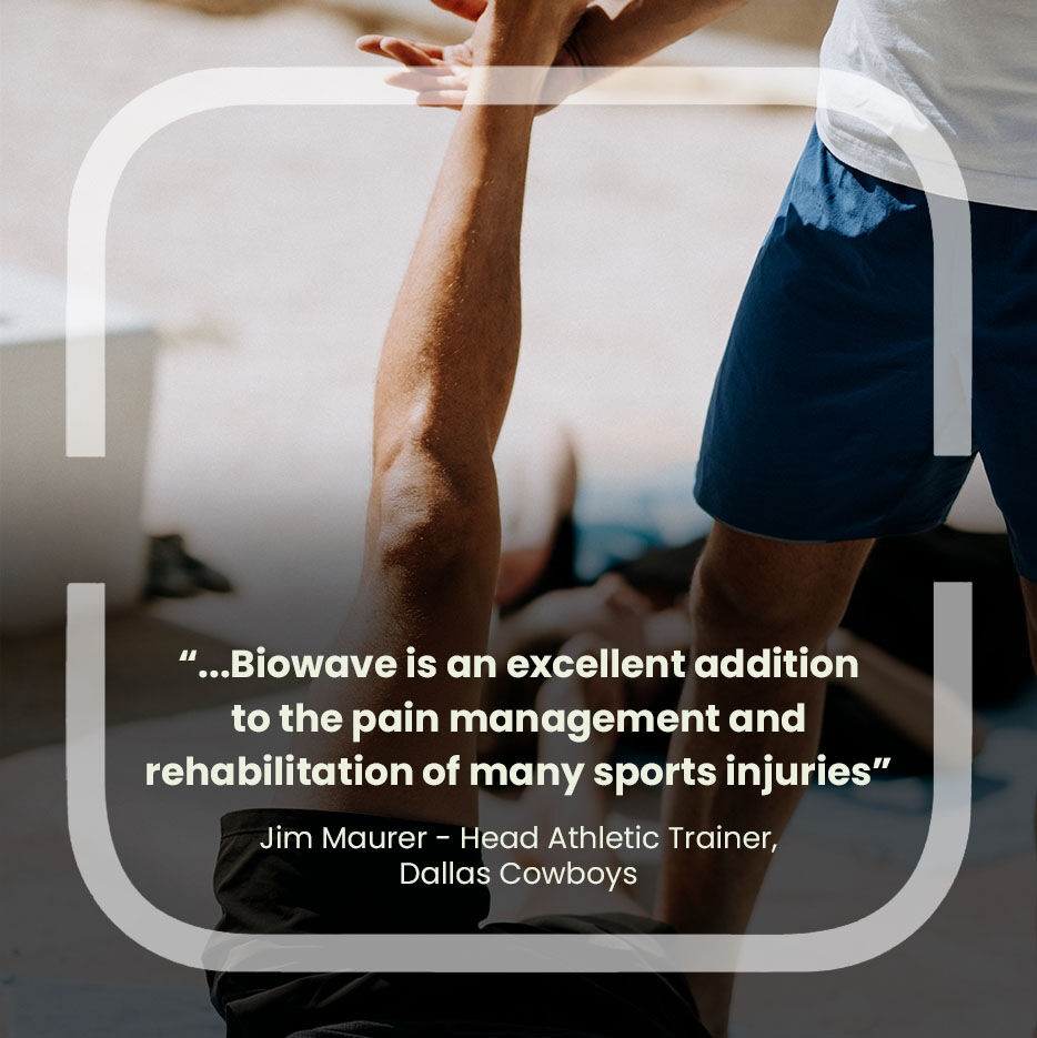 BioWaveGOIntl's tweet image. Jim uses BioWave as a way to help his athletes through pain management and rehabilitation, allowing them to play their best game. Discover BioWave as a way to help you recover - pain-free. #GOYou biowavego.co.uk/testimonial #BioWaveGO #PainFree #NFL