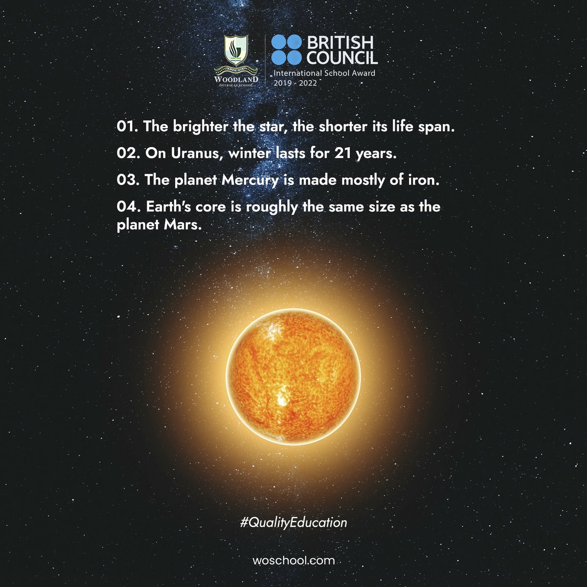 woschool_'s tweet photo. Did you know that Mercury is made up mostly of iron?
Interesting Right? For more interesting information, check our most recent post.
#QualityEduaction #WoodlandOverseasSchool #CBSESchoolHoshiarpur #Education #School #SchoolLife #Learning #LearningThroughPlay #LearningIsFun https://t.co/g6huUyYcnT