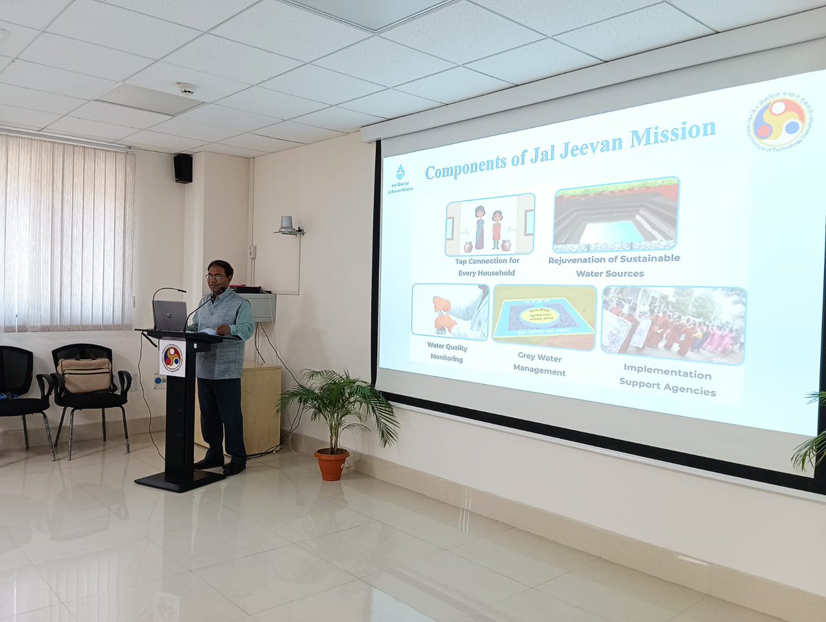 Inauguration Ceremony of Office of the National Jal Jeevan Mission Professor Chair (NJJM-PC) at @IITGuwahati. #JalJeevanMission