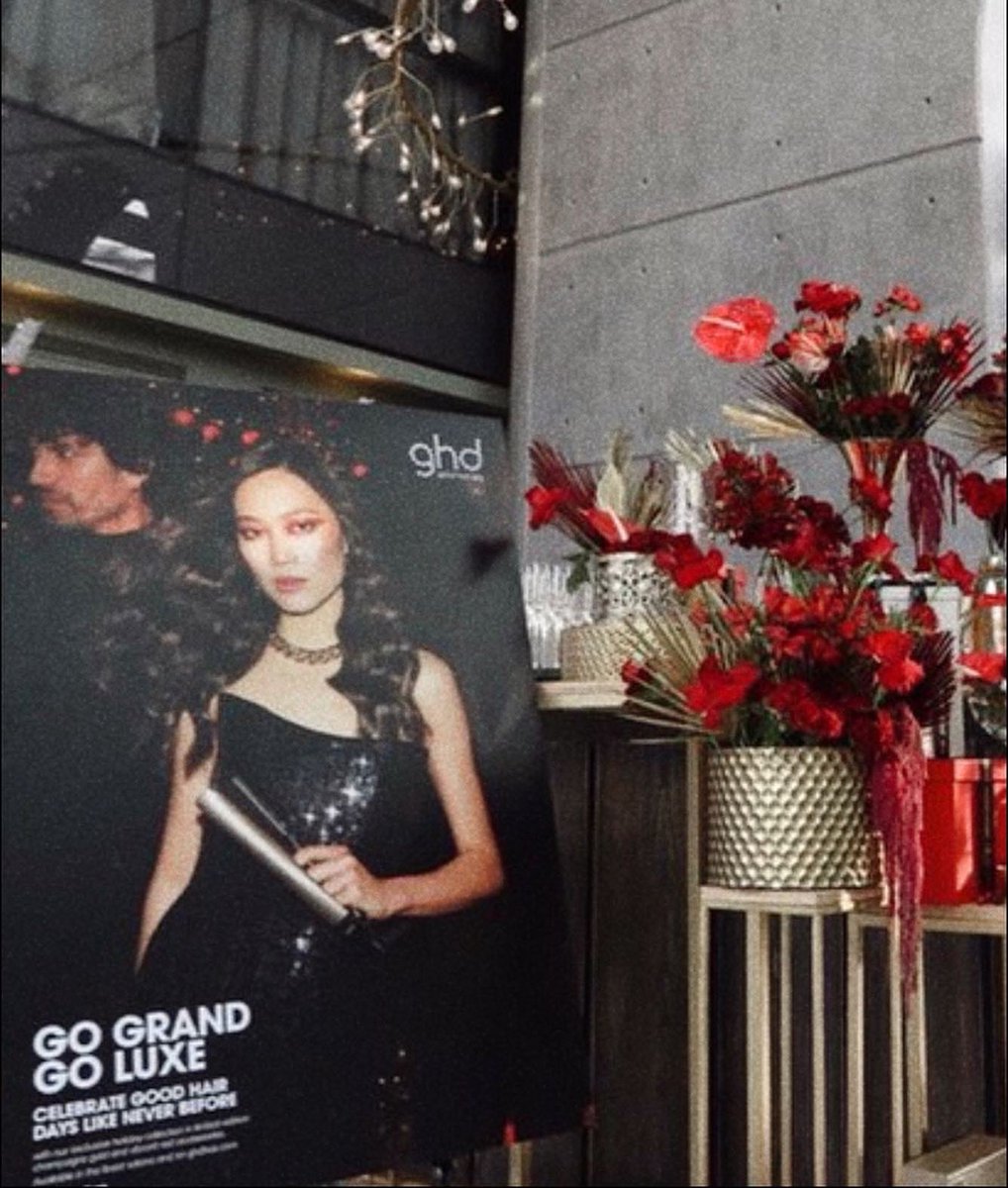 Last night in the festive spirit as <a href="/ghdsouthafrica/">ghdsouthafrica</a> launch their new limited edition Xmas 🎄 champagne gold collection #ghdgrandluxe <a href="/ghd/">@ghd</a> #goodhairdays #southafrica #ghd