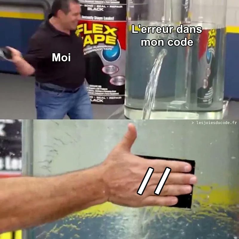 lesjoiesducode's tweet photo. Simple https://t.co/rw4iZKwXTe