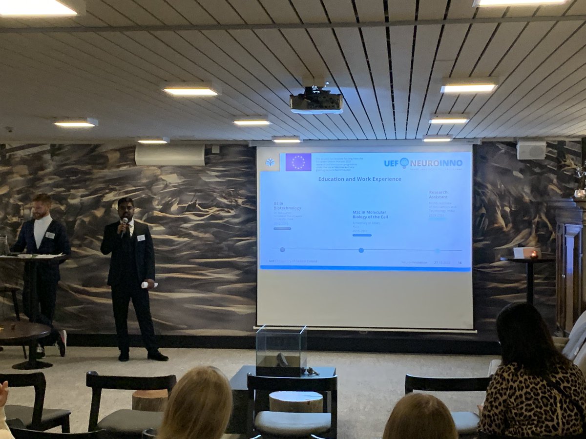 Exited to participate kick-off of the NeuroInnovation PhD programme. This programme is an outstanding example what we can do together in the UEF’s Neuroscience Research Community!@UniEastFinland <a href="/UEFNeuroInno/">UEF Neuro-Innovation</a> <a href="/UEFneuroscience/">UEF Neuroscience</a> <a href="/HiltunenLab/">Hiltunen Lab</a>
