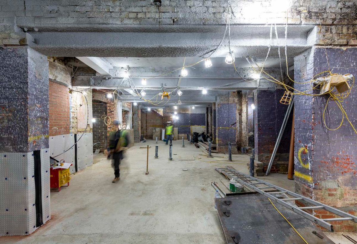 GrosvenorPropUK's tweet photo. See how @TheAudley1, a Grade II listed pub was modernised & restored to its former glory through our partnership with #Artfarm. Together we restored features lost in WW2 bombing & improved accessibility & #sustainability. 📷 via Tom Niven https://t.co/67SlHMnmzD