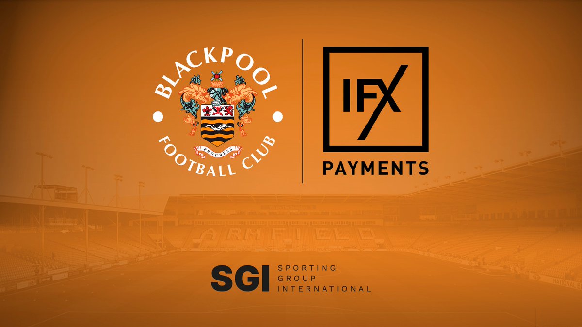 Sportinggi's tweet image. Sports partnership and recruitment specialists Sporting Group International has brokered a new deal for @IFXPayments to be the Official Foreign Exchange Partner of Championship football club, @BlackpoolFC.

Read more - lnkd.in/edbfsJWR

#SGI #Sponsorship #FX