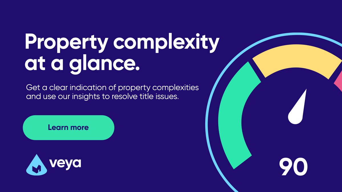 Our instant title reports provide a complexity score for each property, alongside solutions to title issues to help you reduce it where possible.

If you'd like to know more, head to hubs.ly/Q01grNDN0 and book a demo with us.

#Veya #estateagentsUK #conveyancersUK