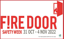 Not long to wait now until Fire Door Safety Week 2022  #FDSW2022 <a href="/BritWoodFed/">British Woodworking Federation</a> <a href="/FDSafetyWeek/">Fire Door Safety Week</a>