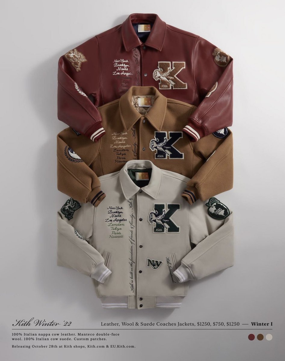 StreetFashion01's tweet photo. KITH FW22 by Ronnie Fieg!🖤 https://t.co/niioGK5a8b