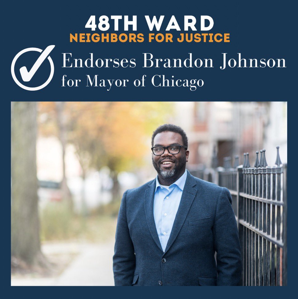 We are proud and excited to announce that our membership has voted to endorse Brandon Johnson for Mayor of Chicago! .<a href="/Brandon4Chicago/">Brandon Johnson</a>