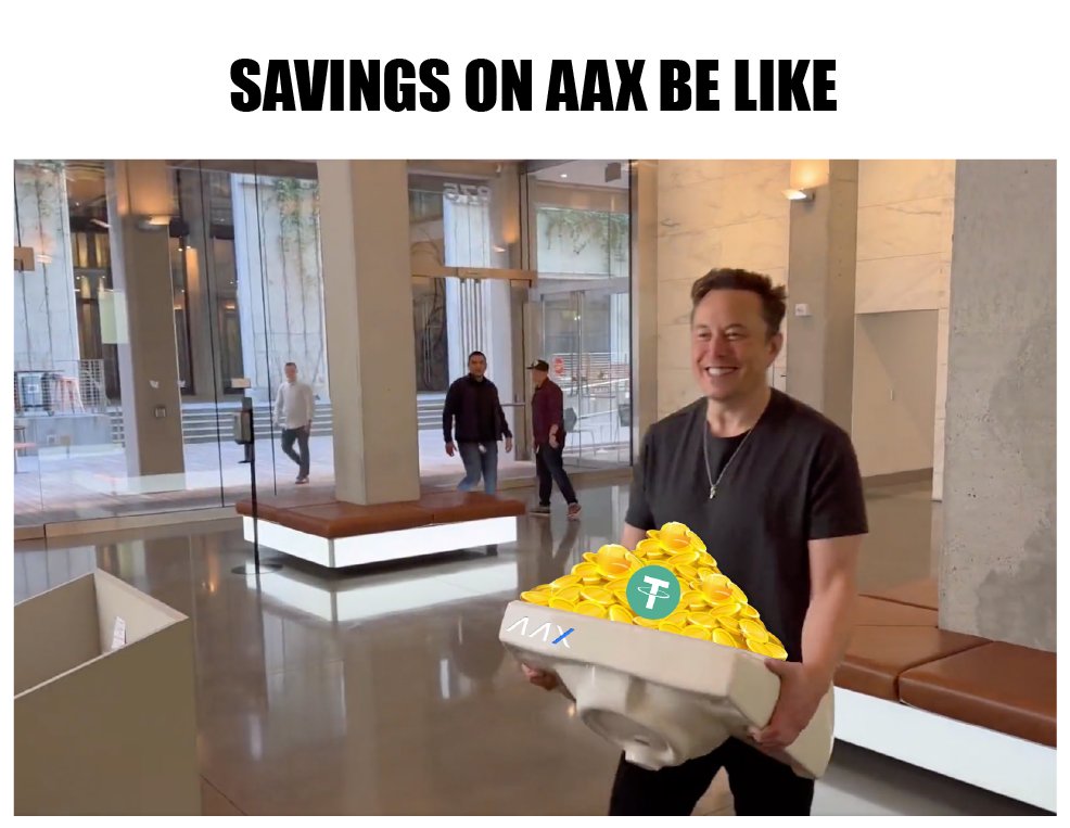 Wanna be as excited as @elonmusk? 𝐒𝐢𝐧𝐤 your money into AAX's savings to leverage your idle capital!😎 🔥Get 𝟖𝟎%𝐀𝐏𝐘 on savings with stablecoins now: bit.ly/3DDDPdc #AAX #AAXexchange #Stablecoins #FixedSavings #Crypto #ElonMusk #Twitter