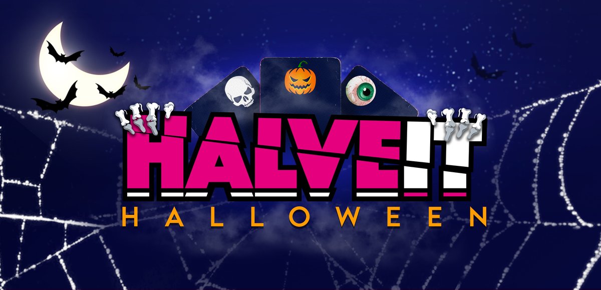 Last chance to play Halloween Halve-It! Come and get a slice of the action! ⚔️