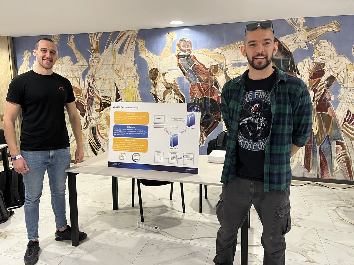 VSAN Sofia team is at #vmware #radio2022 EMEA <a href="/k_aleksandrov/">Kiril Aleksandrov</a>